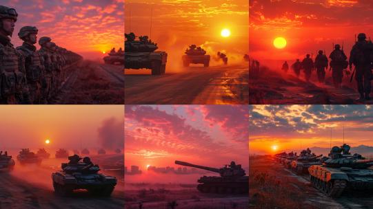 陆军坦克 国防力量 武装力量高清在线视频素材下载