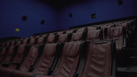 4K电影院内部观影厅空镜视频素材模板下载