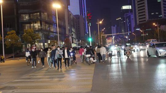 武汉金融街夜景