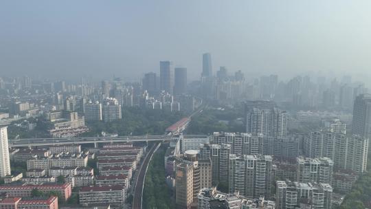 上海长宁区龙之梦航拍视频素材模板下载