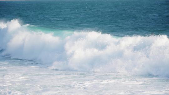大海海水浪花升格慢动作