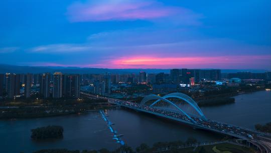 山西太原市汾河景观南中环桥