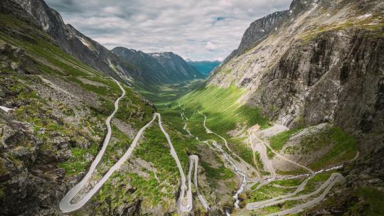 挪威Trollstigen Andalsnes