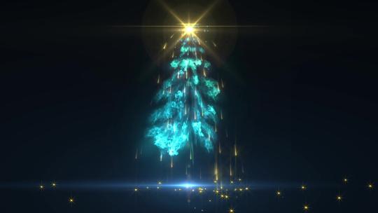 梦幻圣诞树视频素材模板下载
