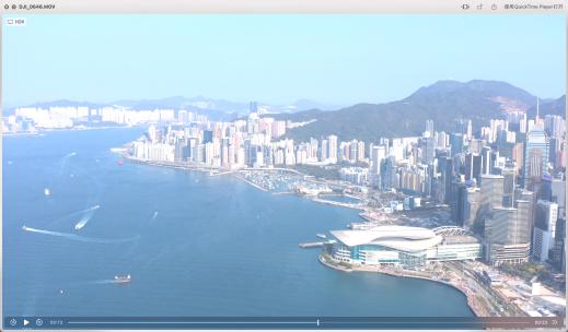 23香港维多利亚 HLG H.265 MOV航拍原素材05视频素材模板下载