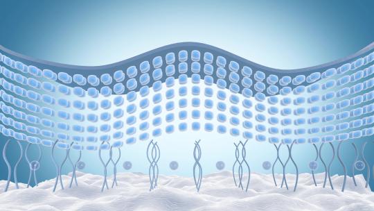化妆品修复细胞活力4k动画视频