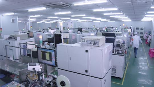 4k工业制造高新科技企业生产线精密机械