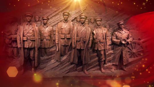 红色记忆 八路军纪念 党的征程 党建 共产视频素材模板下载