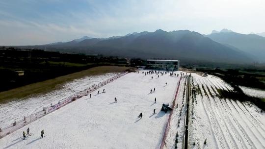 6505 滑雪 冰雪运动视频素材模板下载
