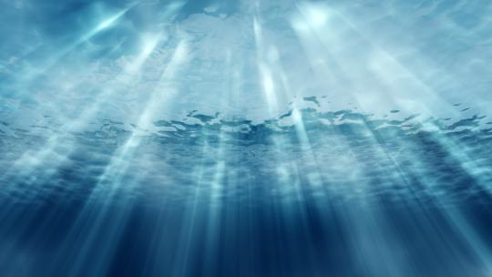 水下光影海底世界视频素材模板下载