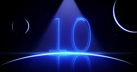 倒计时开场B（ae模板）科技倒计时