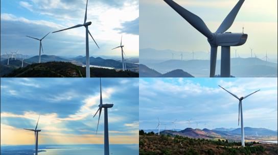 风能风电能源丁达尔光国家能源新能源风高清在线视频素材下载