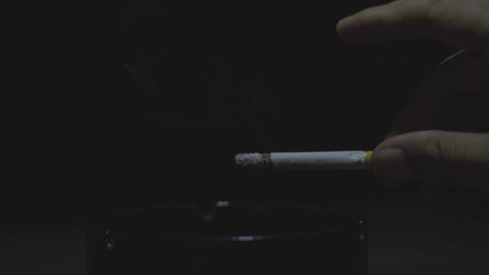 意境写意视频画面香烟