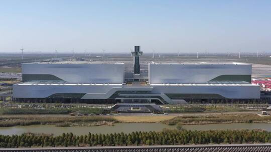 「有版权」-航拍上海凌港火力发电厂