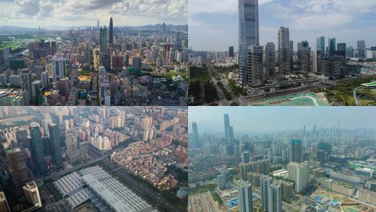 【合集】鸟瞰无人机拍摄深圳素材