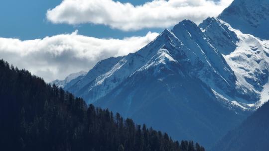 西藏 南迦巴瓦峰 航拍 709 雪山