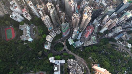 香港密集的高楼