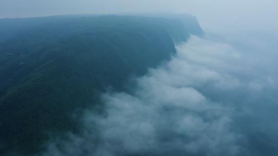 四川·蜀南竹海·山川·川西·竹林·云雾·高空4K