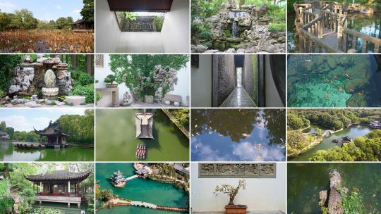 中国园林庭院景观视频素材模板下载
