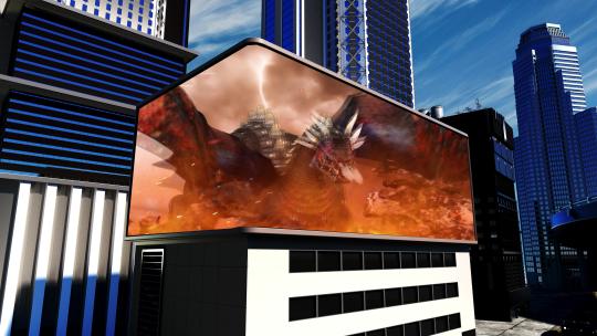 恐龙裸眼3d（可定制）视频素材模板下载