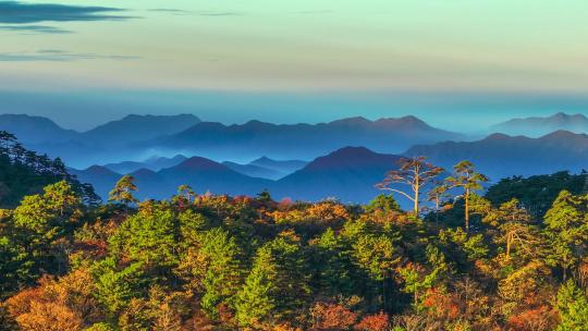 黄山风景区航拍