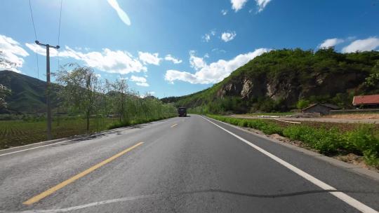 （原创）沿途风景车窗外风光 第一视角开车