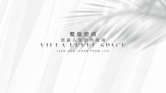 唯美光影文字标题片头