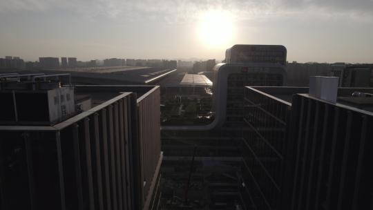 航拍杭州顾家大厦 Dlog未调色