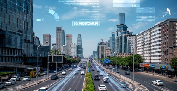 精品 · 科技城市智慧交通实景特效合成模板