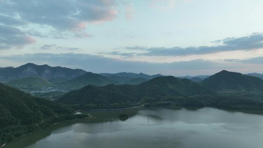 临安区青山湖水库青山湖国家森林公园视频素材模板下载