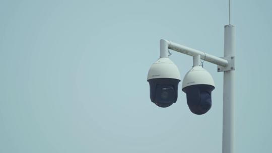 城市安全监控摄像头视频素材模板下载