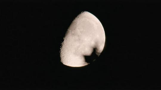 夜晚月亮月球