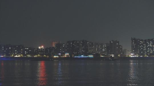 江西省九江市锁江楼灯光秀实拍视频