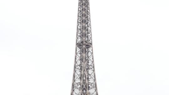 巴黎和法国埃菲尔铁塔的象征4K3840X2160p超高清镜头-著名的埃菲尔拖车