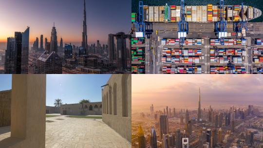 【合集】迪拜 城市风采 富饶 风景优美视频素材模板下载