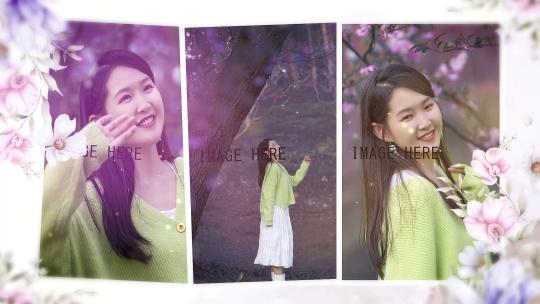 回忆快乐时光照片记录展示电子相册动画