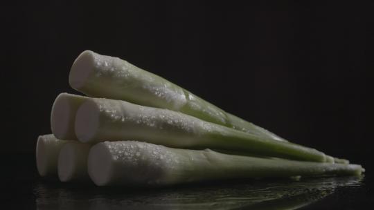 茭白 菰 水生蔬菜LOG视频素材