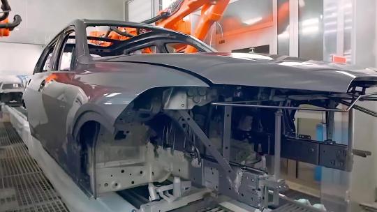 【4K】汽车工业喷漆