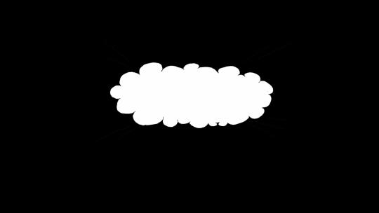 4kMG二维动画卡通喜气云朵烟雾元素素材 (6)