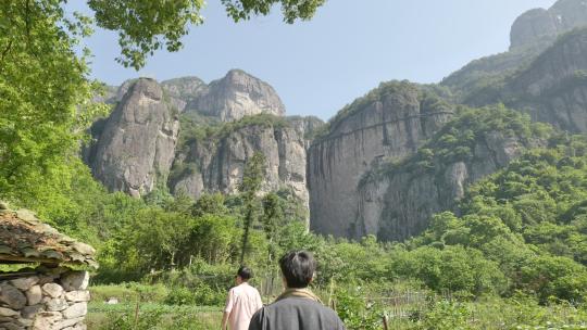 浙江温州楠溪江自然风景