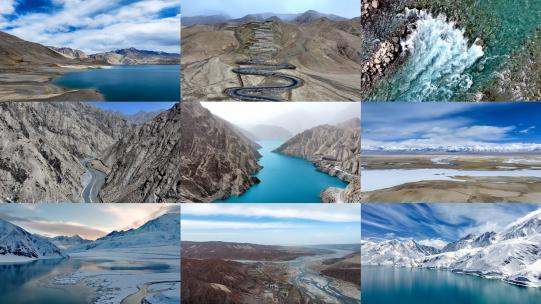 （大合集）航拍大美新疆南疆风光高清在线视频素材下载