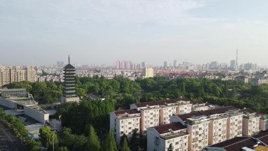上海宝山区城区4K航拍原素材视频素材模板下载