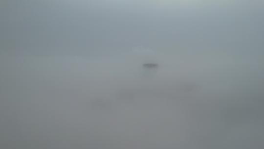 柳州 华润大厦 平流雾视频素材模板下载