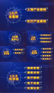 企业科技架构框架信息文字分类展示AE模板高清AE视频素材下载