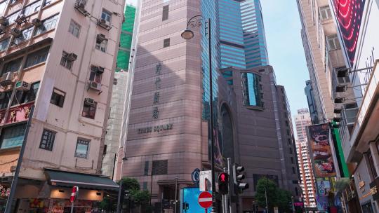 香港铜锣湾城市街景