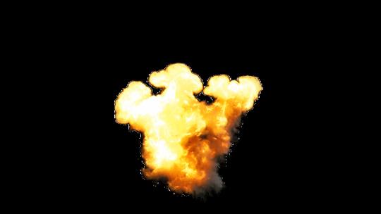 4k空中爆炸的浓烟火光光效-alpha (6)