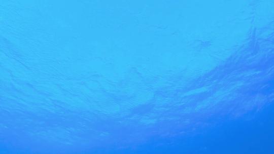 水下蓝色海浪视频素材模板下载