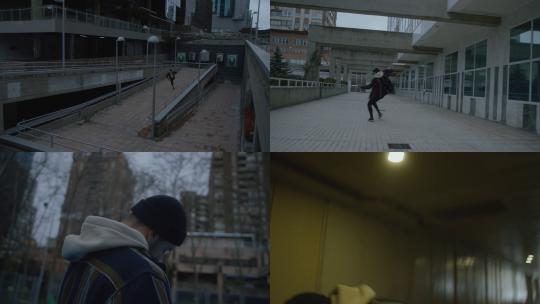 【合集】男人在城市中跳舞视频素材模板下载