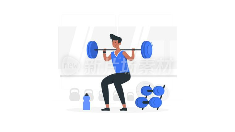 1-126健身房运动锻炼减肥