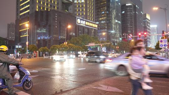 长沙黄兴街步行街夜景